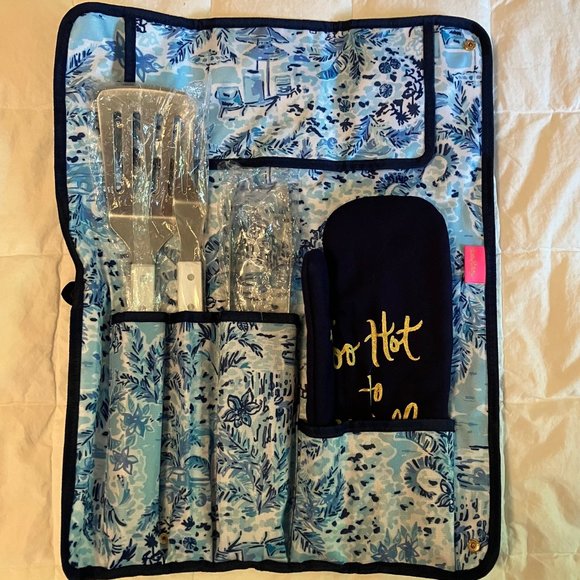 NEW Lilly Pulitzer GWP Grill Set - Picture 3 of 5